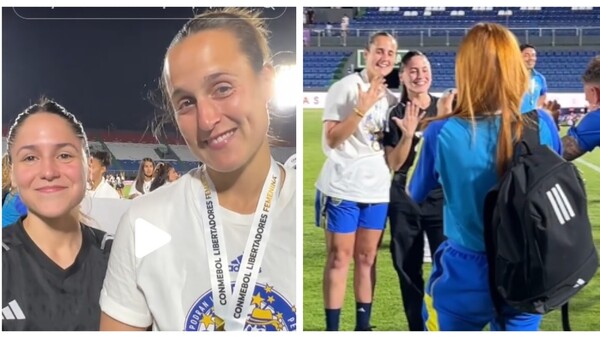 Arquera de Boca le pidió matrimonio a su pareja en el Defensores del Chaco