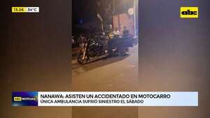 Nanawa: auxilian a accidentado en motocarro por falta de ambulancia - ABC Noticias - ABC Color