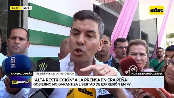 Con Peña “hay clima de restricción” según el Índice de Libertad de Expresión y Prensa 2024 - ABC Noticias - ABC Color