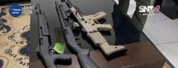 Operativo contra el tráfico de armas: Robaron 100 pistolas de 9mm - SNT