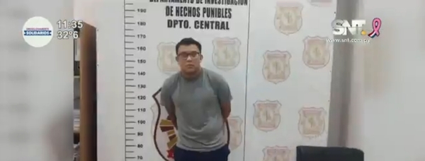 Supuesto sicario detenido en Capiatá - SNT