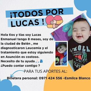 Detectan leucemia en bebé de 8 meses y piden ayuda a la ciudadanía