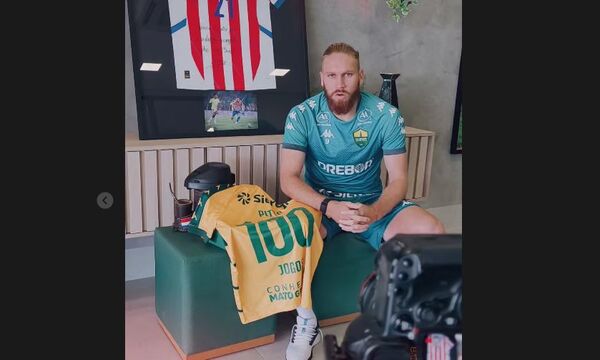 ¡Ovy’a el “Vikingo”! Pitta llegó a sus 100 partidos con la camiseta de Cuiaba, cumpliendo sueños