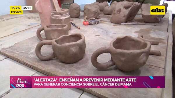 “Alertaza”: mediante el arte, generan conciencia sobre el cáncer de mamas - Ensiestados - ABC Color