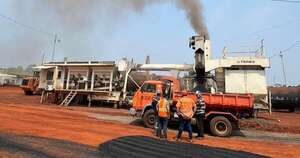 La Nación / Alto Paraná: una vez habilitada, planta asfáltica empezará a operar en el sur
