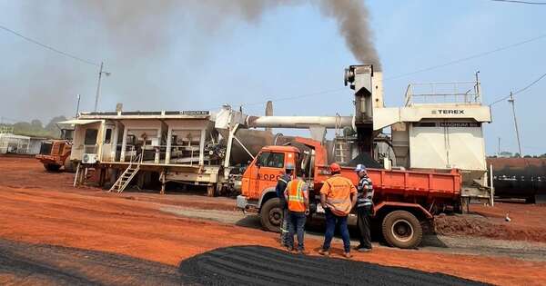 La Nación / Alto Paraná: una vez habilitada, planta asfáltica empezará a operar en el sur