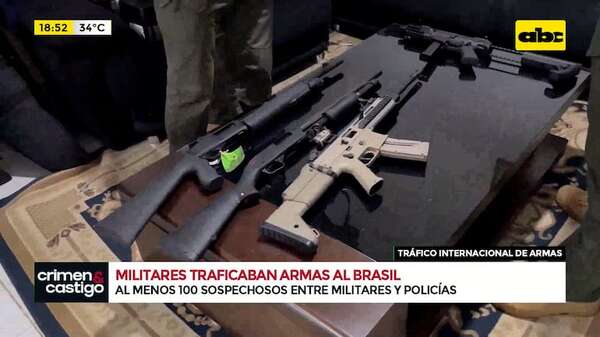 Tráfico de armas al Brasil: ¿policías y militares cooperaban con el crimen organizado? - Crimen y castigo - ABC Color