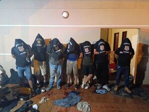 Ciudad del Este: asalto, persecución y balacera deja un abatido y 10 detenidos - trece