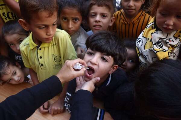 OMS pospone la tercera fase de vacunación contra la polio en Gaza - Mundo - ABC Color