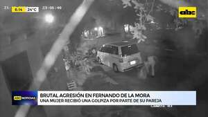 Imágenes sensibles: Brutal agresión a una mujer por parte de su pareja - ABC Noticias - ABC Color