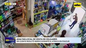Itauguá: asaltan local de venta de celulares y dejan un herido - ABC Noticias - ABC Color