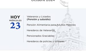 Esta tarde cobran veteranos, pensionados y adultos mayores