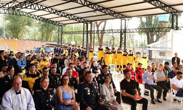 Bomberos de Ciudad del Este inauguran nueva base en Don Bosco