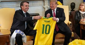 Bolsonaro ratificó apoyo a Trump - 1000 Noticias