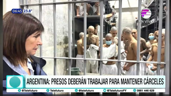 Argentina: Presos deberán trabajar para mantener las cárceles