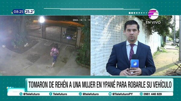 Tomaron de rehén a una mujer para robarle su vehículo en Ypané