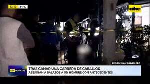 Ganó una carrera de caballos y luego lo mataron: víctima registraba antecedente por homicidio - ABC Noticias - ABC Color
