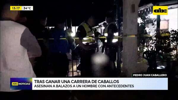 Ganó una carrera de caballos y luego lo mataron: víctima registraba antecedente por homicidio - ABC Noticias - ABC Color