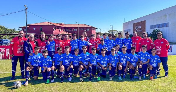 Primera e histórica práctica de la Selección Paraguaya Sub 13 | Asociación Paraguaya de Fútbol