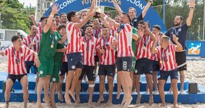 Los Pynandi, campeones de la CONMEBOL Liga Evolución Fútbol Playa 2023 | Asociación Paraguaya de Fútbol