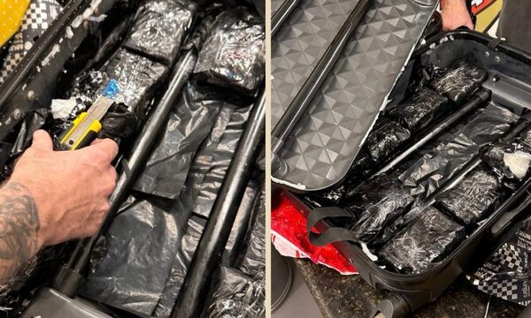 Otro paraguayo detenido con más de 3 kilos de cocaína en el aeropuerto de Foz de Iguazú