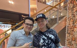 De onda, le pidió foto a un integrante de Slipknot y después preguntó quién pa es