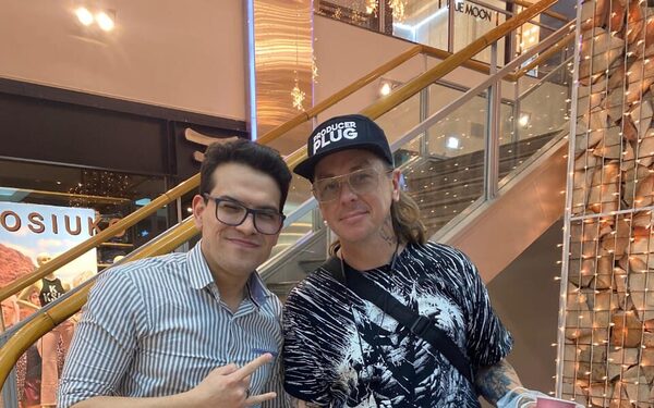 De onda, le pidió foto a un integrante de Slipknot y después preguntó quién pa es
