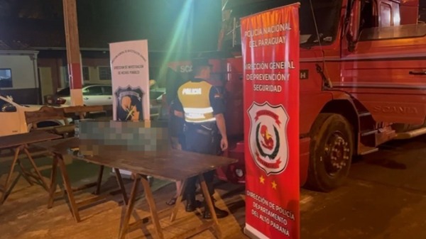 Camión cargado con 82 kilos de cocaína tipo crack es incautado en Yguazú