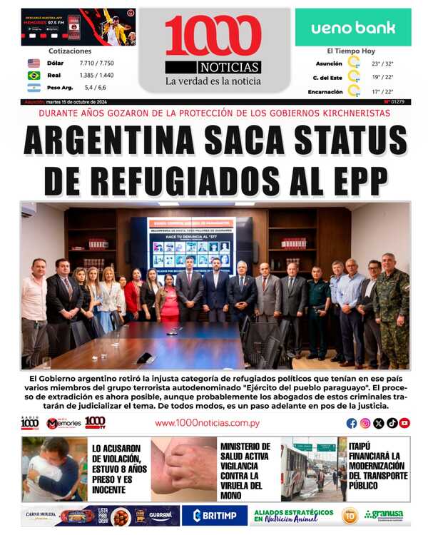 15 Octubre 2024 - 1000 Noticias