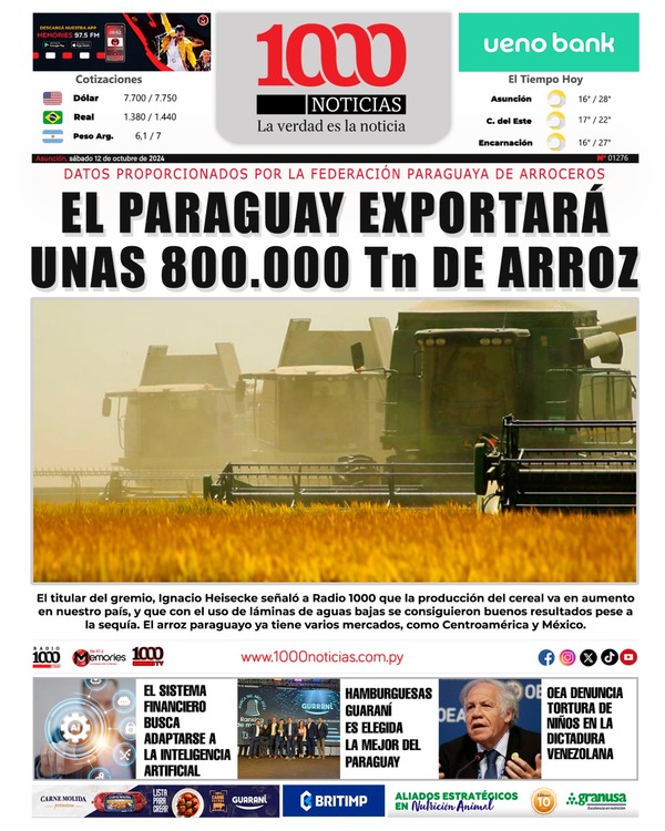 12 Octubre 2024 - 1000 Noticias