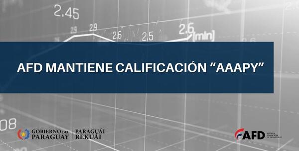 La AFD mantiene calificación AAApy