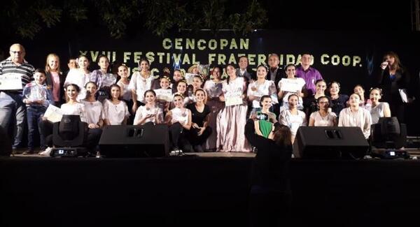 Representante de la Cooperativa Yoayu ganó en canto infantil en Festival