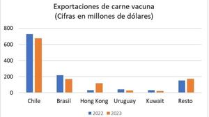 Chile fue el principal mercado de la carne en el 2023
