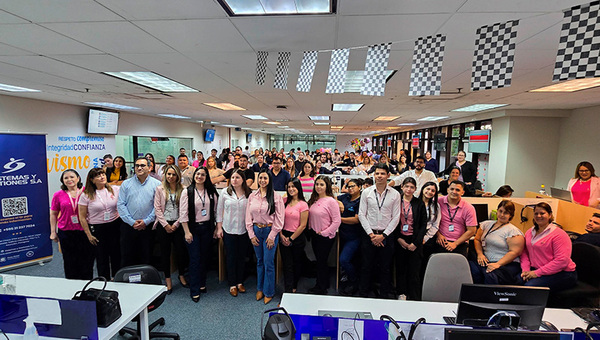 Sistemas y Gestiones renueva su compromiso en el marco del Octubre Rosa