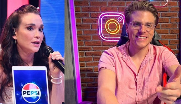 Lali González y Leo Rivas se cruzaron en el inicio del programa - Teleshow
