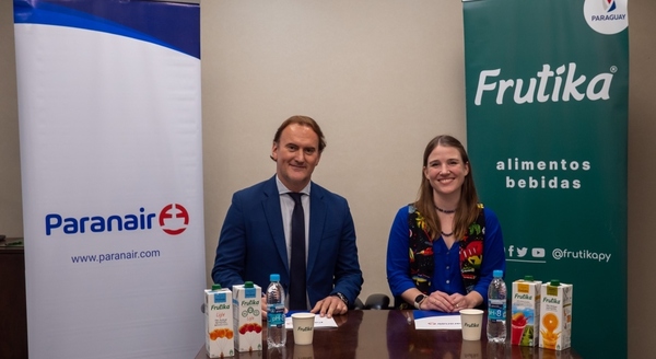 Frutika servirá sus productos a pasajeros de la línea Paranair