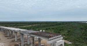 Obras del Puente de la Bioceánica presentan óptimo progreso