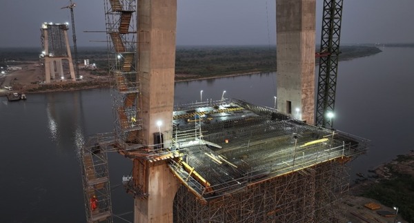 Puente de la Bioceánica orilla el 60% de ejecución