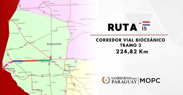Inicia la construcción del tercer tramo del Corredor Bioceánico