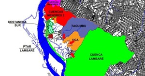 En marcha licitación para diseño y construcción de colectores de cuencas menores y principal de Lambaré