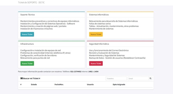 Salud implementa Ticket de Soporte Técnico Informático