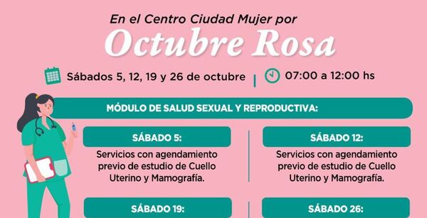 Centro Ciudad Mujer amplía horario para estudios de mamografías