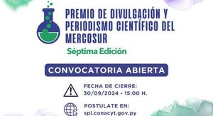Habilitan el concurso de Divulgación y Periodismo Científico del MERCOSUR