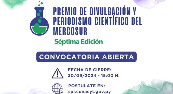 Habilitan el concurso de Divulgación y Periodismo Científico del MERCOSUR