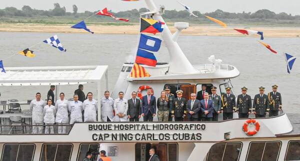 Paraguay habilita el primer Buque Hospital-Hidrográfico del país