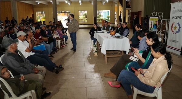 INDERT atendió a 11 organizaciones campesinas en San Pedro del Paraná