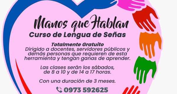 Impartirán taller gratuito de lengua de señas en Ciudad del Este