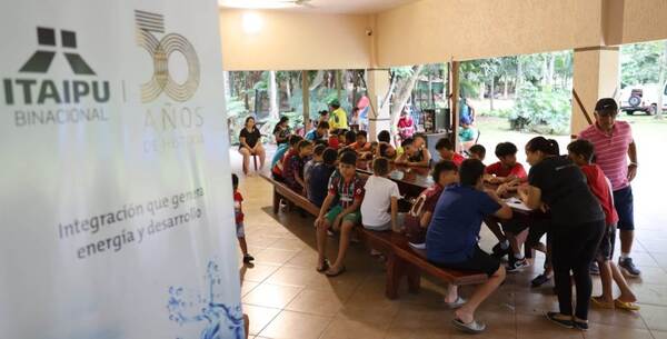 Itaipu organiza torneo infantil en Hernandarias