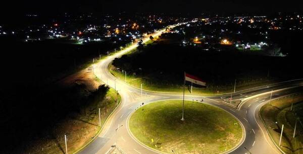 La ANDE habilitó obras de refuerzo del sistema de iluminación pública en San José de los Arroyos
