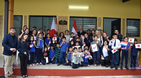 Fe y Alegría inaugura la ampliación de aulas en la Escuela Santa Cruz con apoyo de la Embajada de Japón
